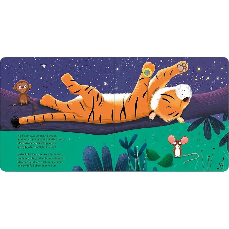 Tiger, jetzt ist aber Schlafenszeit! Mühl, Joschi; Shuttlewood, Craig (Illustrationen) Gebundene Ausgabe 