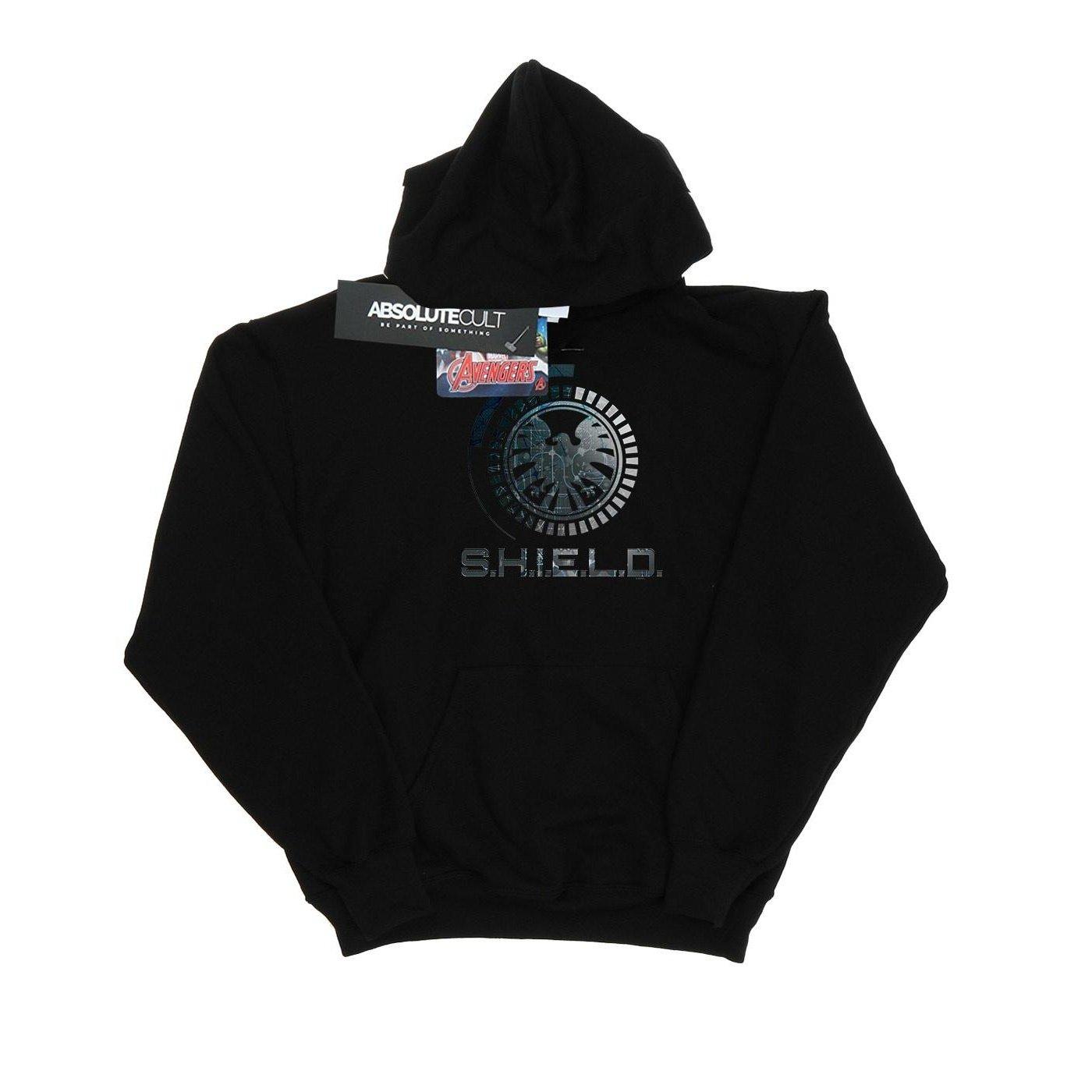 Image of Agents Of Shield Circuits Kapuzenpullover Unisex Schwarz 152-158