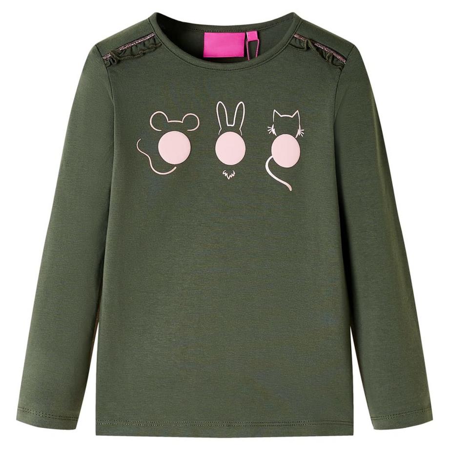 Kinder langarmshirt gewebe