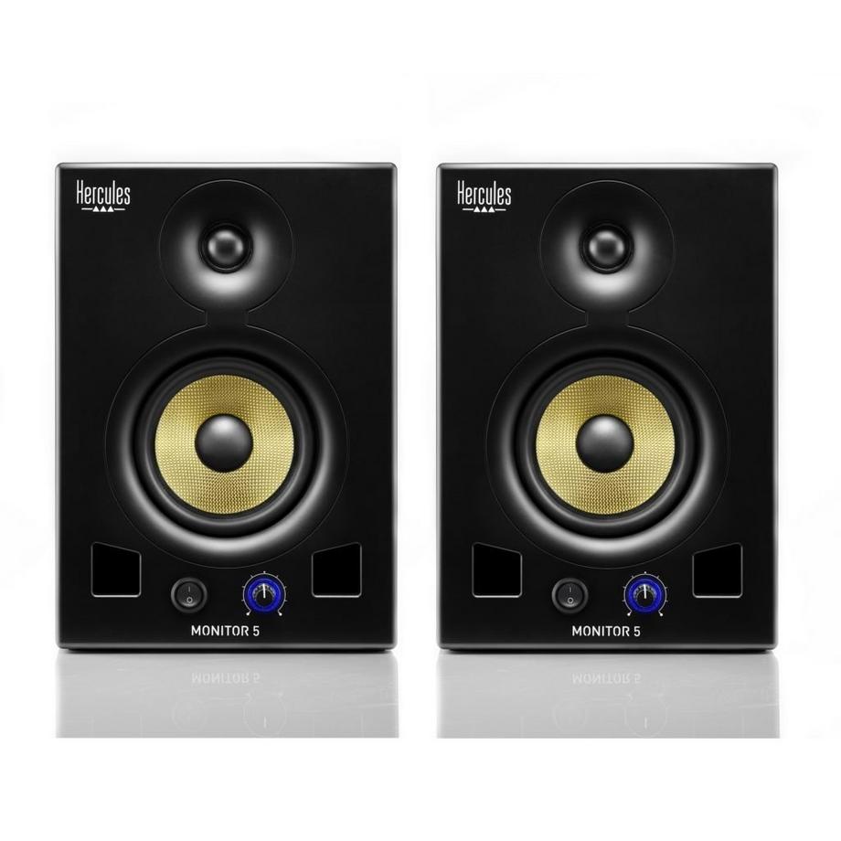 Hercules  Hercules Monitor 5 haut-parleur 2-voies Noir Avec fil 80 W 