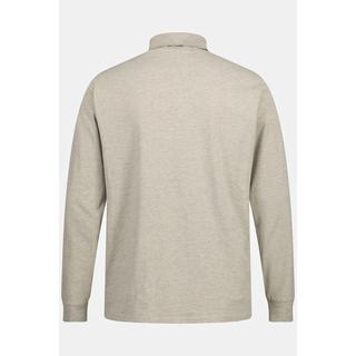 JP1880 Langarmshirt Rollkragen Melange Jersey  