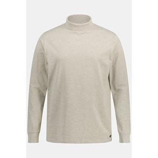 JP1880 Langarmshirt Rollkragen Melange Jersey  