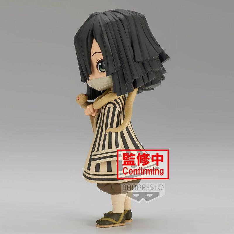 Banpresto  Dämonenjäger Kimetsu no Yaiba Obanai Iguro ver.B Q poset Figur 14cm 