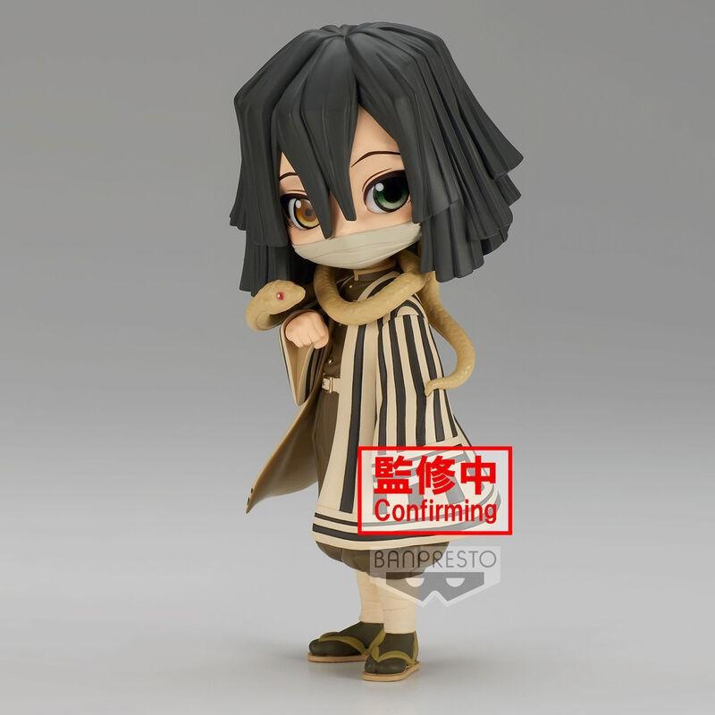 Banpresto  Dämonenjäger Kimetsu no Yaiba Obanai Iguro ver.B Q poset Figur 14cm 