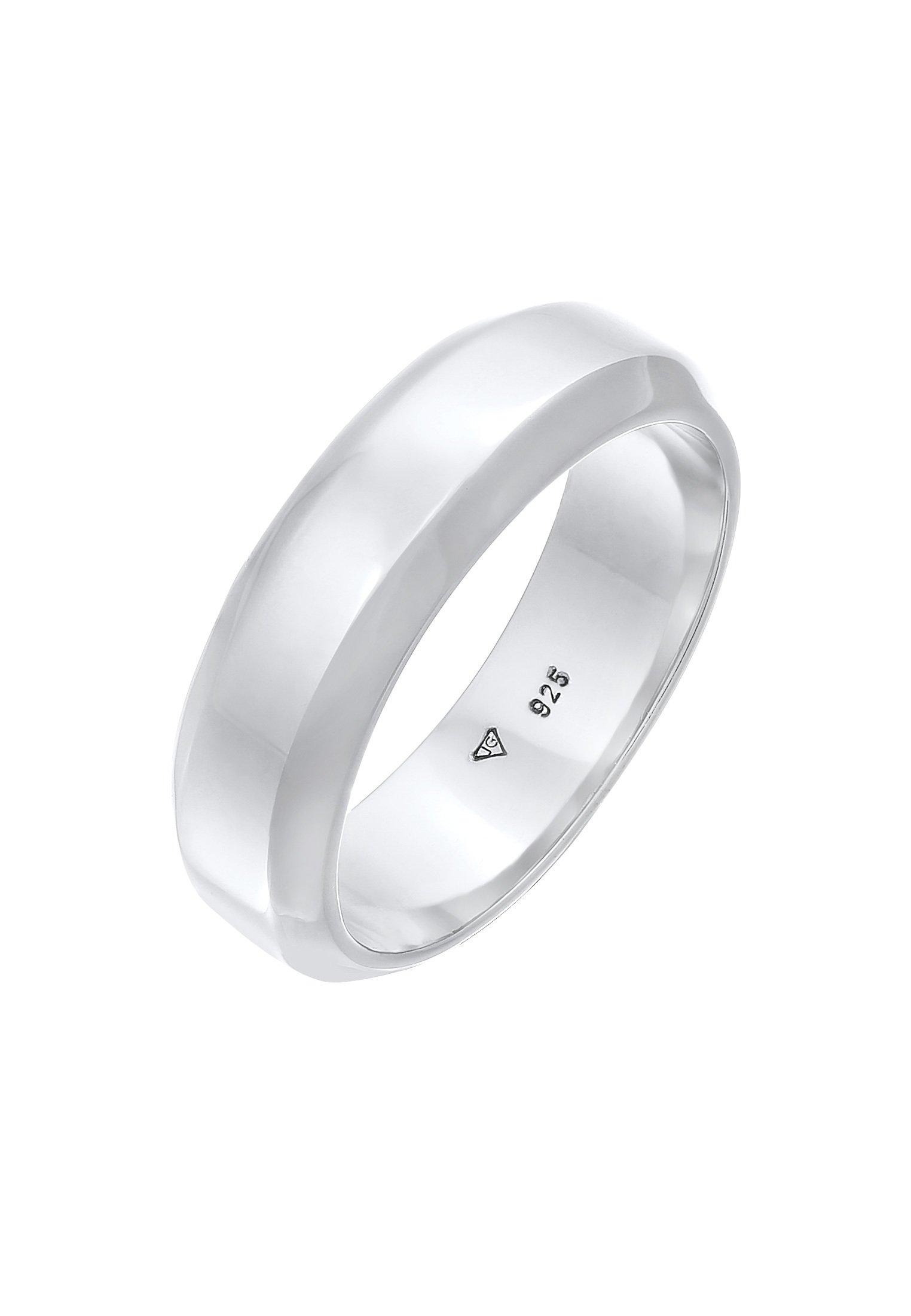 Image of Ring Bandring Basic 925 Silber Damen Silber 62mm