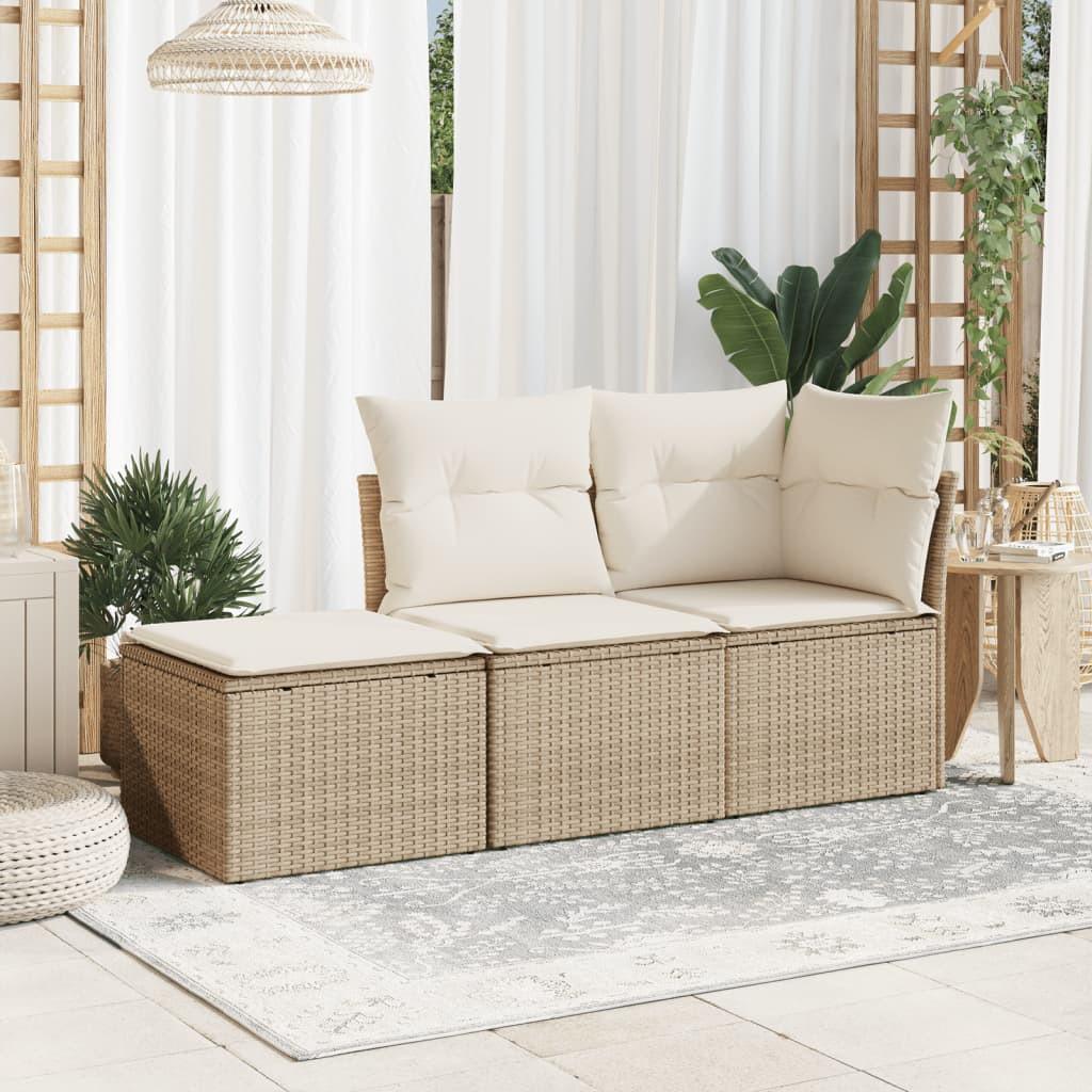 VidaXL  Gartenhocker poly-rattan 