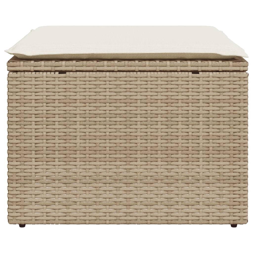 VidaXL  Gartenhocker poly-rattan 