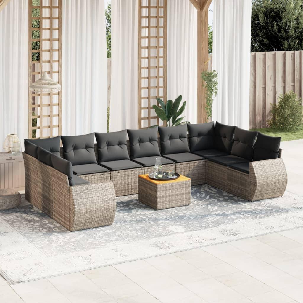 VidaXL Garten sofagarnitur poly-rattan  