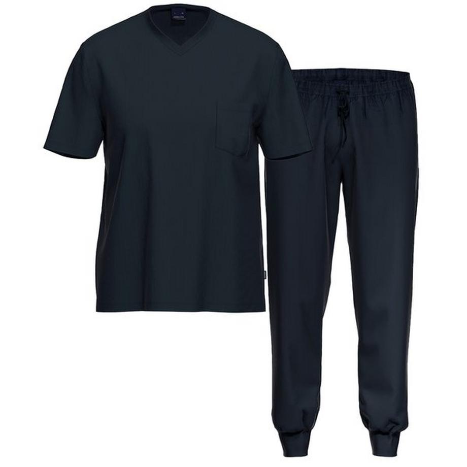 Ammann Organic Cotton Pyjama Manches Courtes avec Poignets  