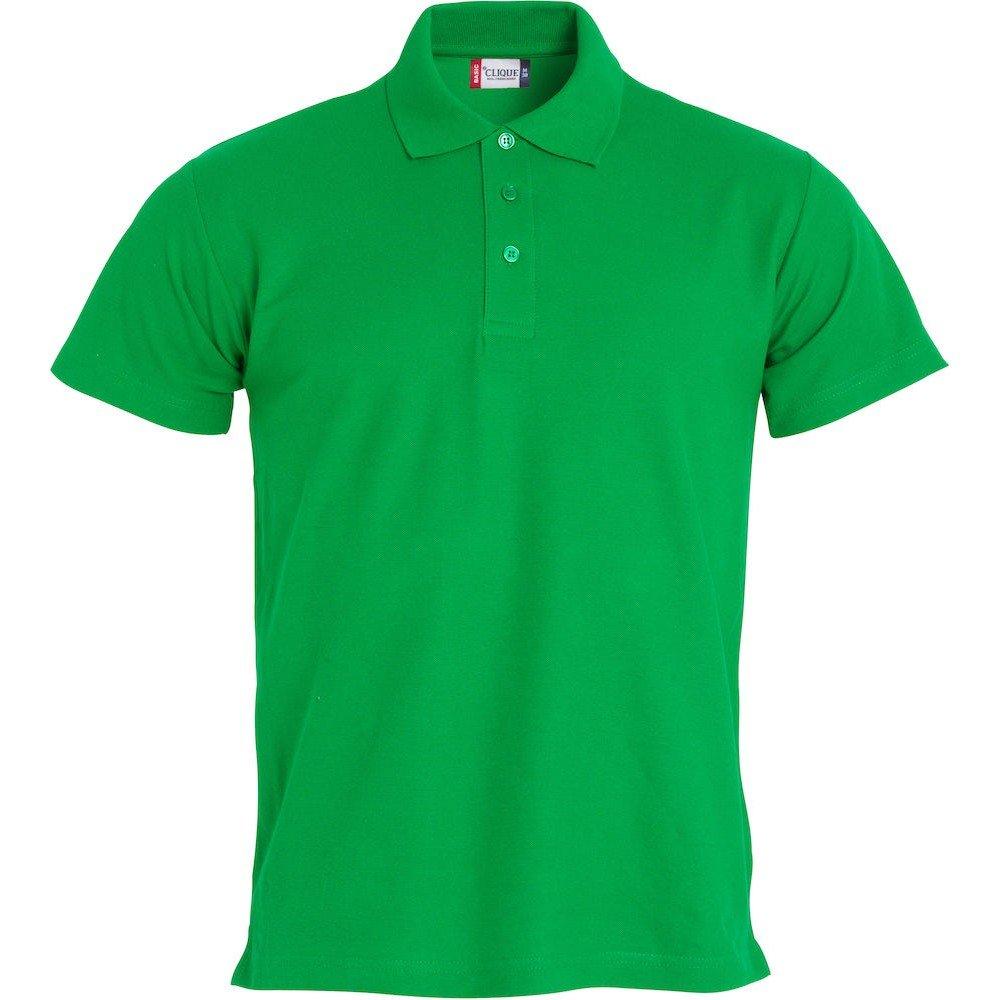 Image of Basic Poloshirt Herren Grün 3XL