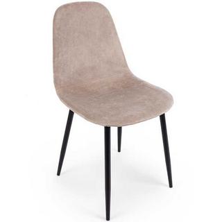 mutoni Chaise Irelia velours taupe  