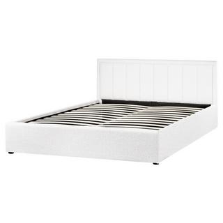 Beliani Letto con ottomano en Bouclé Minimalista MONTLAUR  