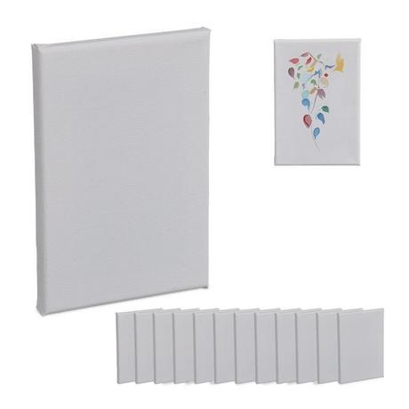 B2X Leinwand 12 x 18 cm im 14er Set  