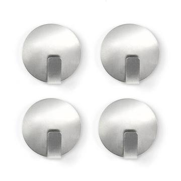 Magnethaken SOLID 4er Set Edelstahl