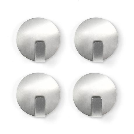 trendform Magnethaken SOLID 4er Set Edelstahl  