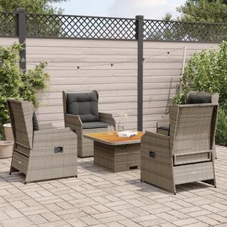 VidaXL set salotto da giardino Polirattan  