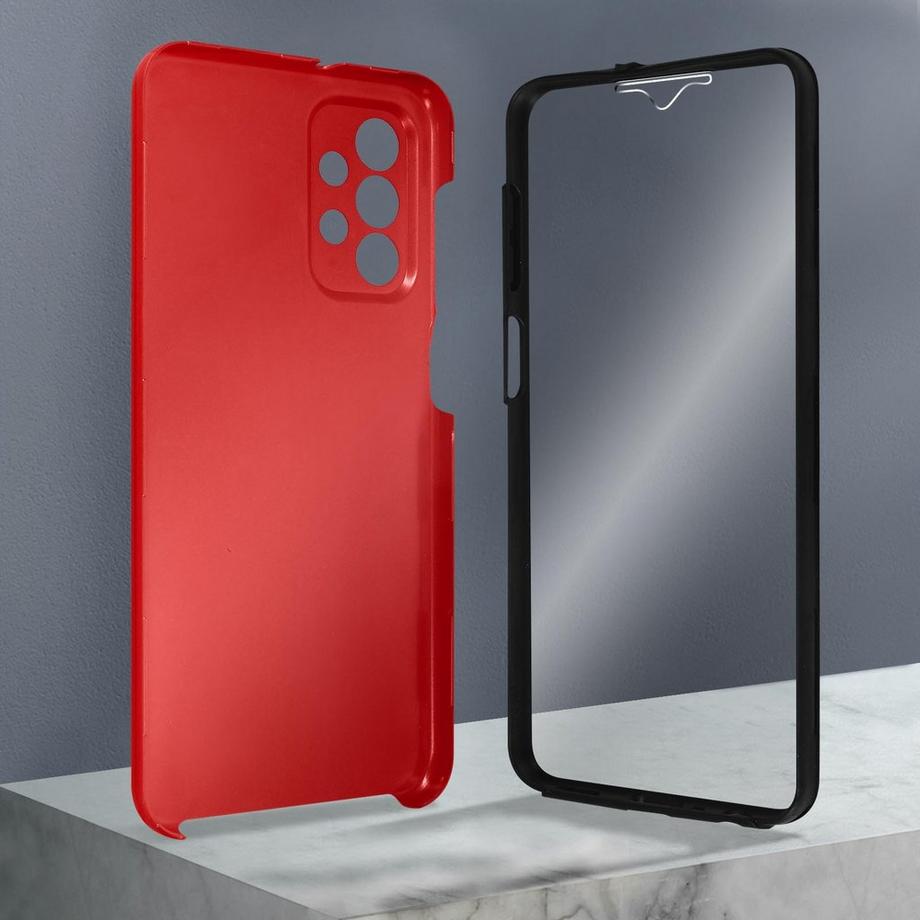 Avizar  Cover 360° Samsung A23 5G rossa 