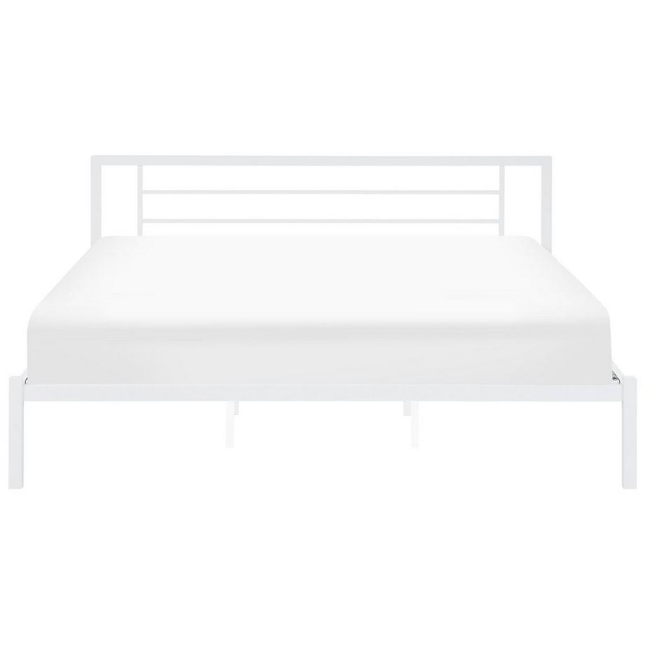 Beliani Letto con rete a doghe en Acciaio Moderno CUSSET  