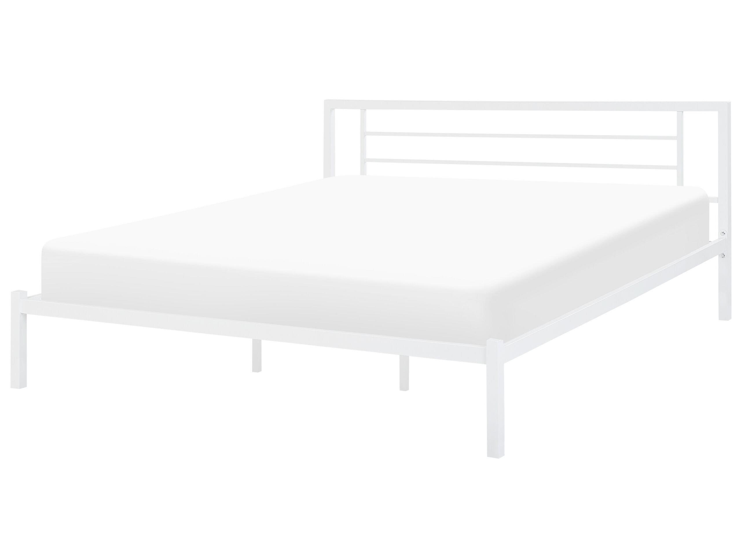 Beliani Bett mit Lattenrost aus Stahl Modern CUSSET  