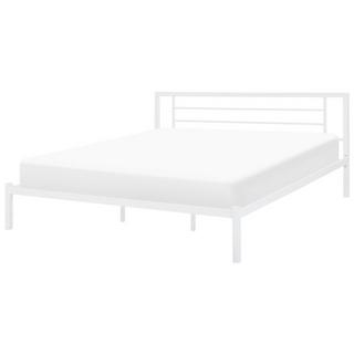 Beliani Bett mit Lattenrost aus Stahl Modern CUSSET  