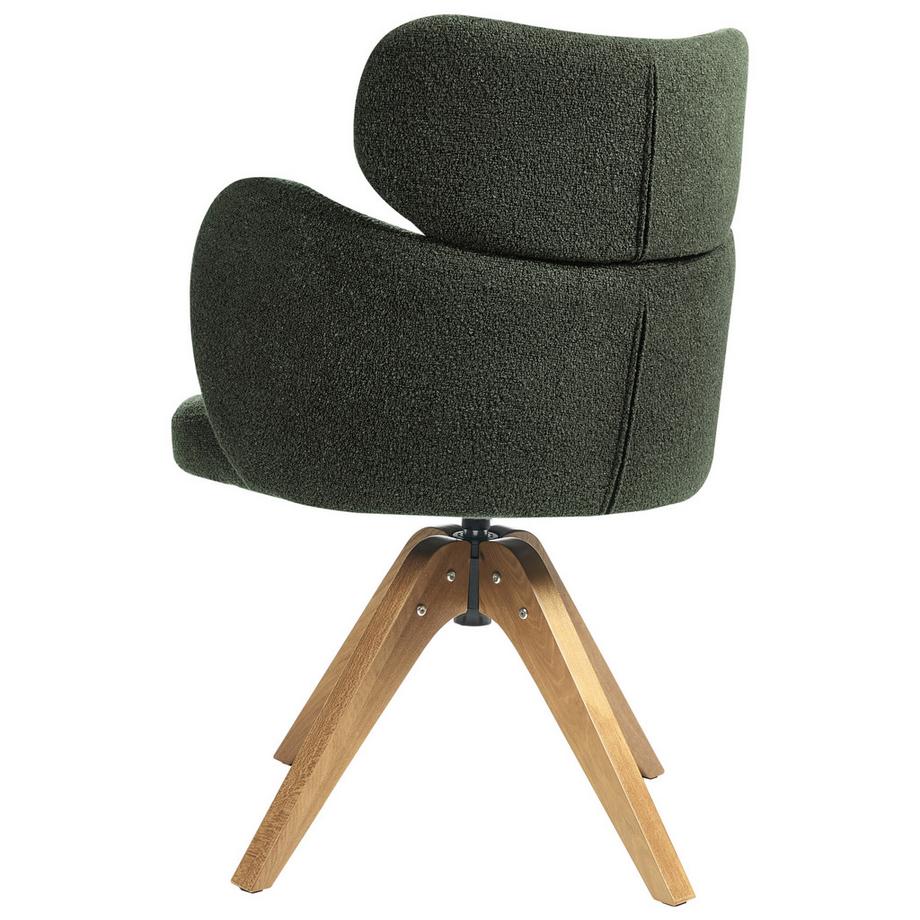 Beliani Chaise de salle à manger en Bouclé  MARCY  