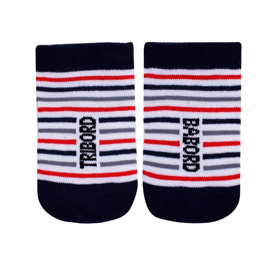 isotoner Marin Gestreifte Knöchelsocken  