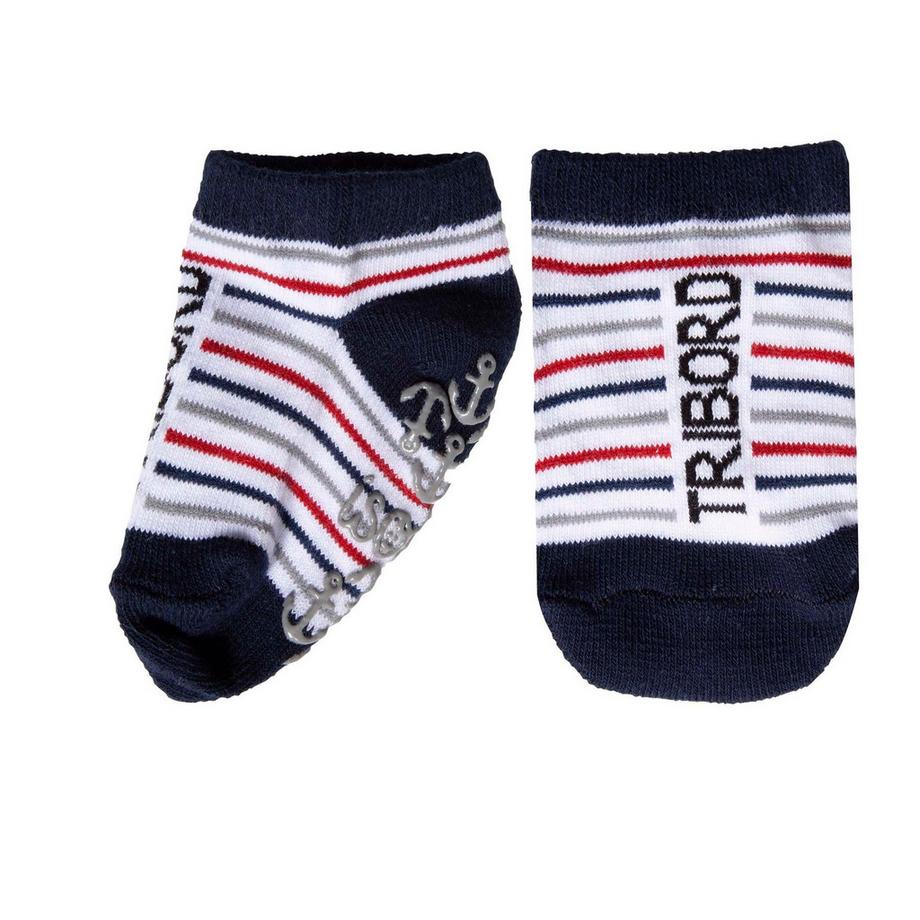 isotoner Marin Gestreifte Knöchelsocken  