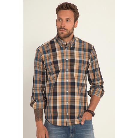 JP1880  Karohemd, Langarm, Buttondown-Kragen, Modern Fit 