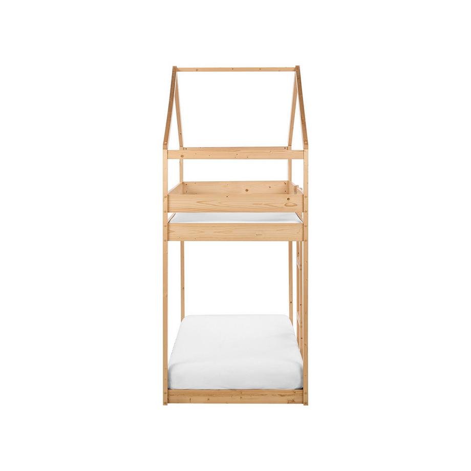 Beliani Lit superposé en Bois de pin Scandinave LABATUT  