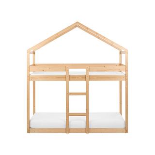 Beliani Lit superposé en Bois de pin Scandinave LABATUT  