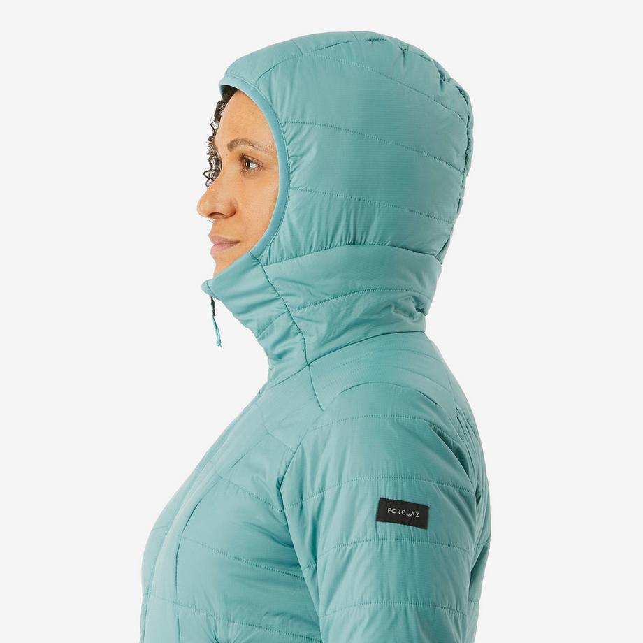 FORCLAZ MT100 Doudoune Capuche Trekking Montagne  