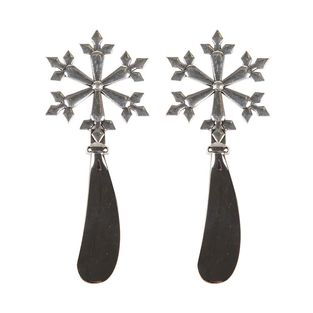 Image of Schneeflockenbuttermesser - Set von 2 Schneeflockenbuttermesser - Set von 2