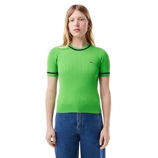 LACOSTE Felpa a Costine Maniche Corte  