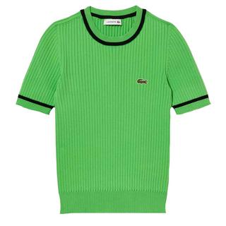 LACOSTE Felpa a Costine Maniche Corte  