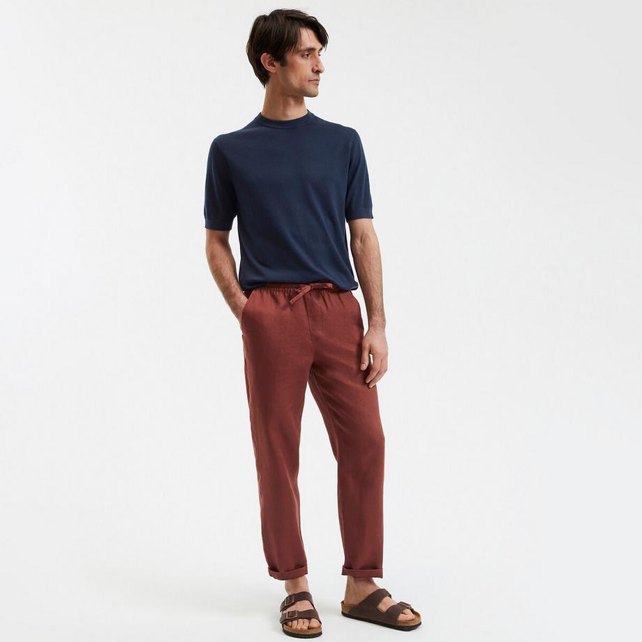 La Redoute Collections Pantaloni Dritti in Lino  