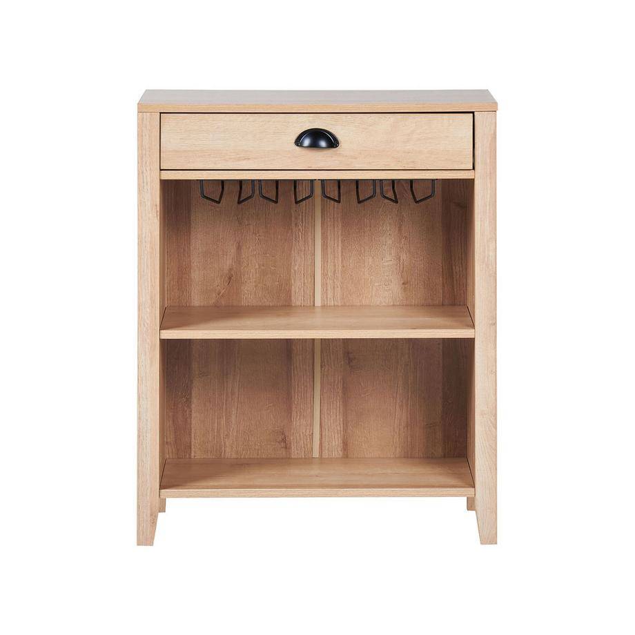 Beliani Commode en Panneau de particules de bois Rustique WALKERSTON  