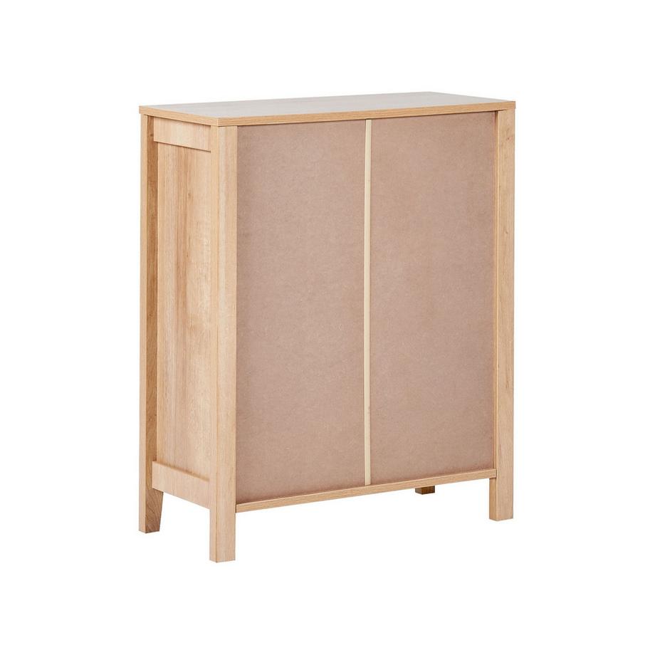 Beliani Commode en Panneau de particules de bois Rustique WALKERSTON  