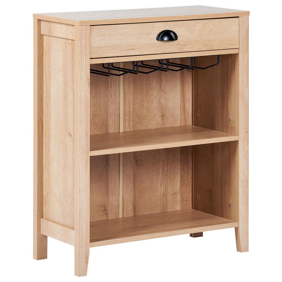 Beliani Commode en Panneau de particules de bois Rustique WALKERSTON  