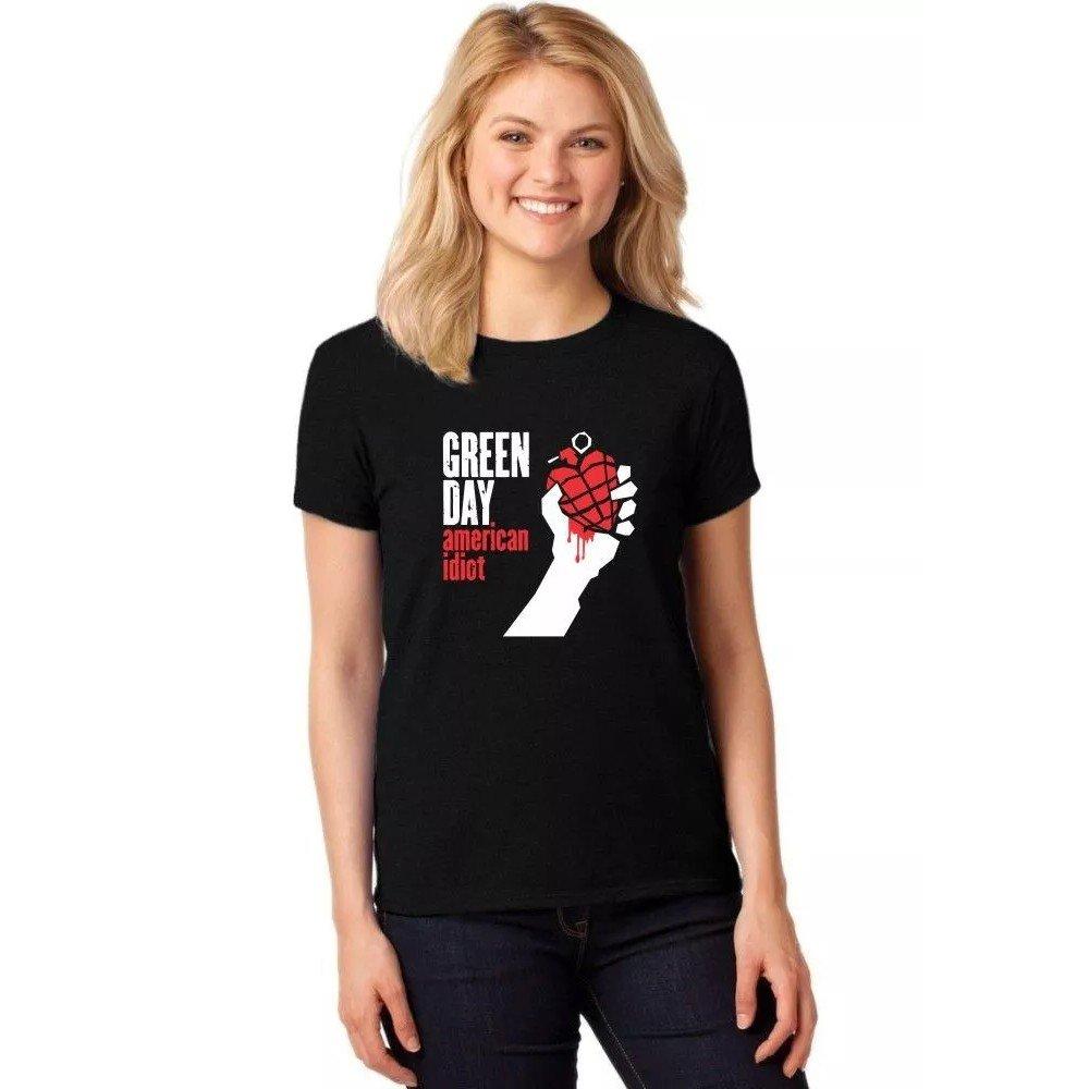 Image of American Idiot Tshirt Damen Schwarz XXL