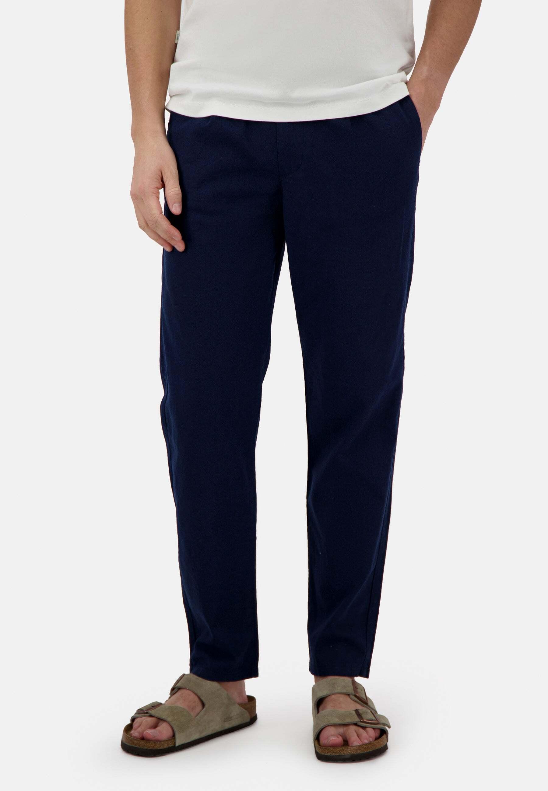 Colours & Sons  Pantalon Chino en lin Cropped Linen 