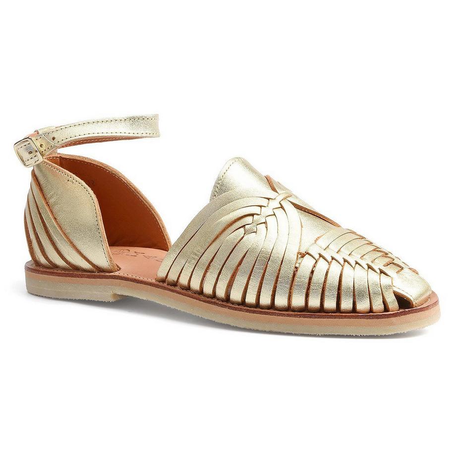 MAPACHE Nayeli Gewebte Knöchelriemen Sandalen  