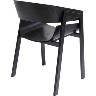 KARE Design Fauteuil Biarritz noir  