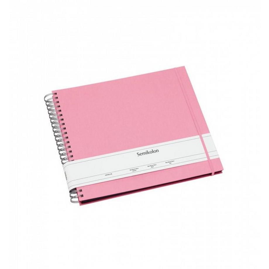 Semikolon Semikolon Maxi Mucho album fotografico e portalistino Rosa 45 fogli Rilegatura a spirale  