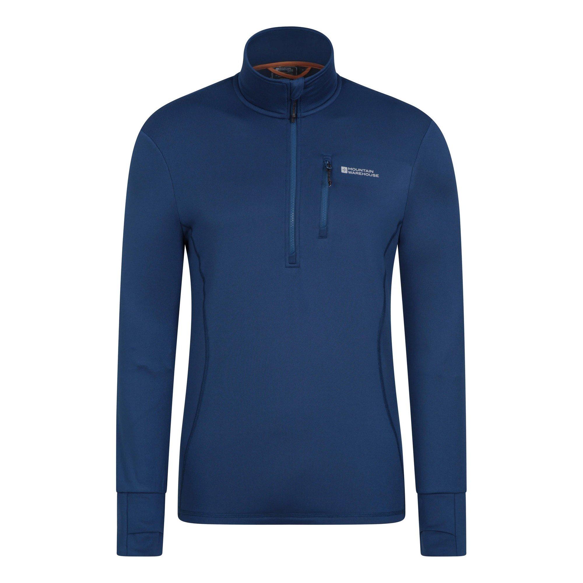 Image of Marathon Fleeceoberteil Herren Blau 3XL