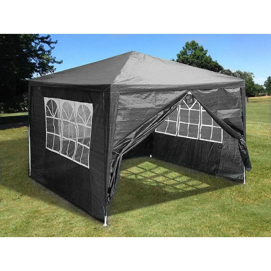 Northix Gewerbliches Gartenpavillonzelt, 3x3 m, 4 Wände,, MultiGarden  