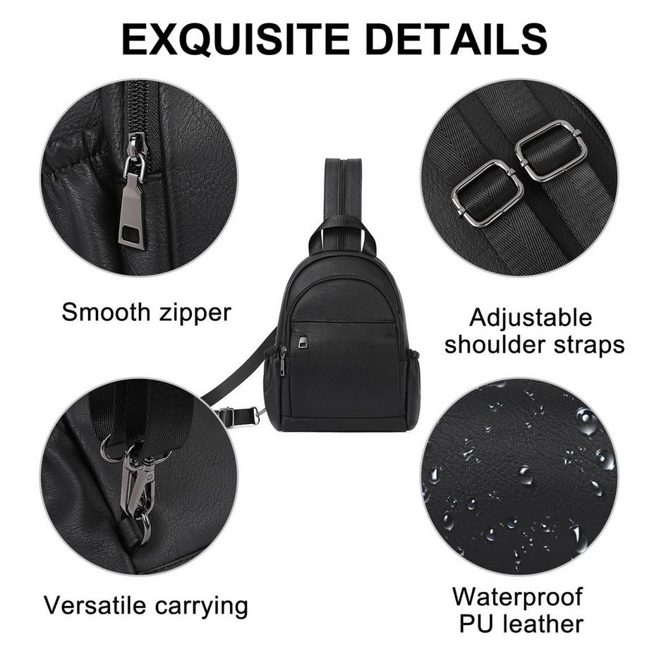 Only-bags.store Élégant Petit Sac à Bandoulière Poitrine  