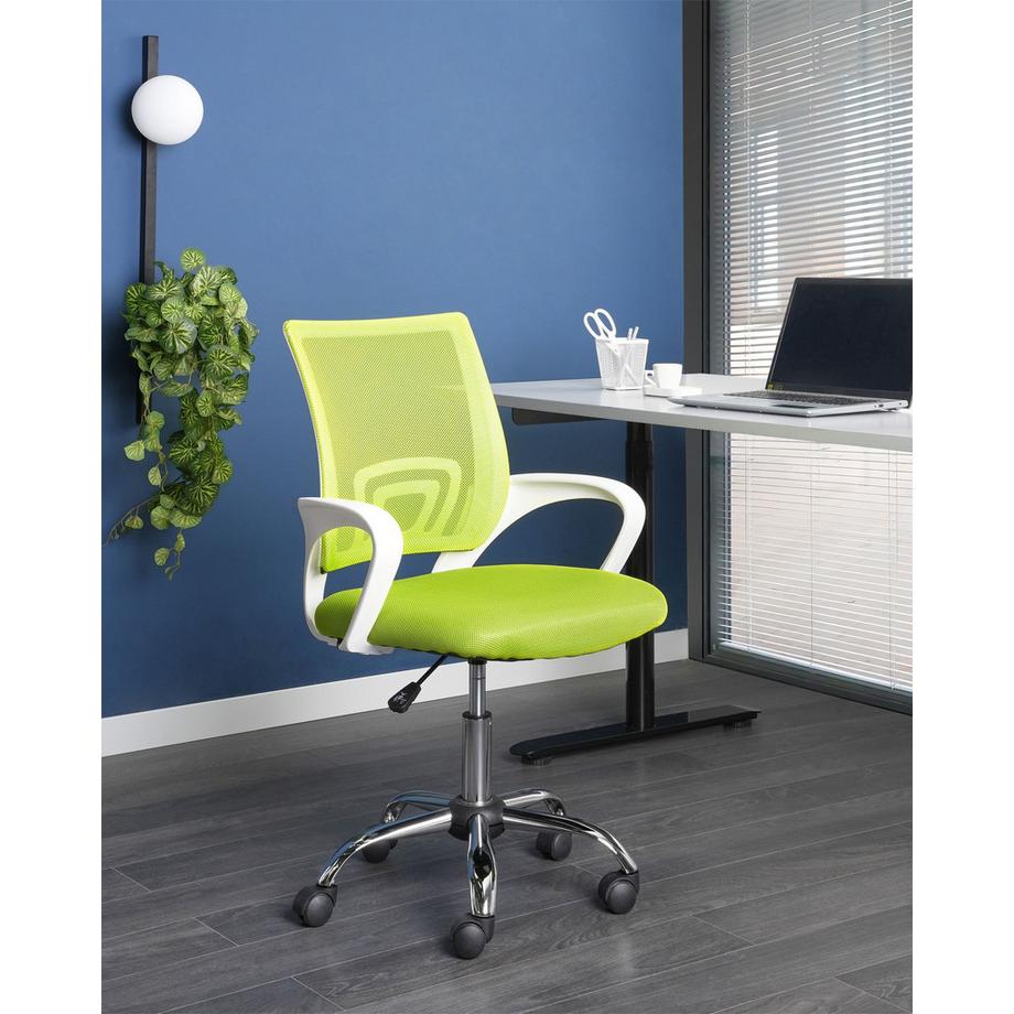 Beliani Chaise de bureau en Tissu Minimaliste SOLID  