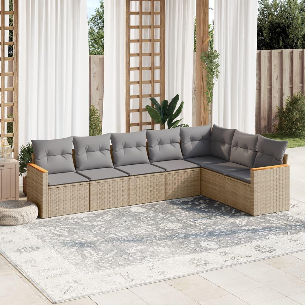 VidaXL Garten sofagarnitur poly-rattan  