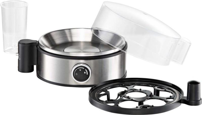 E+P Elektrik ROMMELSBACHER ER 400 PENTOLINO PER UOVA 7 UOVO/UOVA 400 W NERO, ACCIAIO INOSSIDABILE, TRASPARENTE  