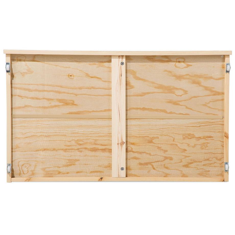 Beliani  Bettschublade 2er Set aus Kiefernholz Skandinavisch RUMILLY 